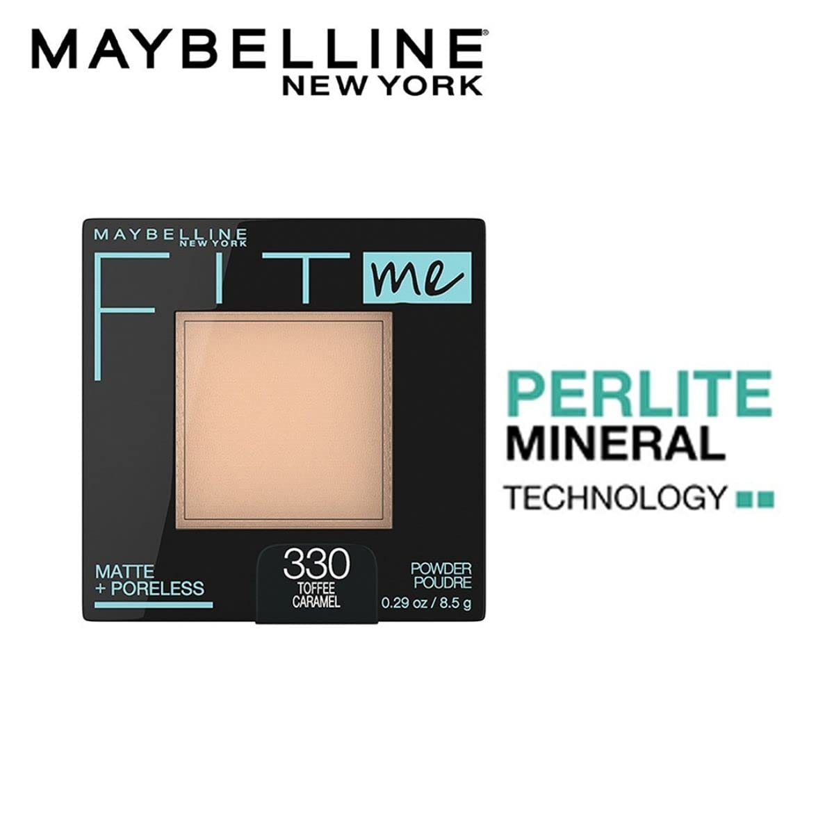 Maybelline Fit Me Matte + Poreless Pressed Face Powder Makeup & Setting Powder, Classic Ivory, 1 Count