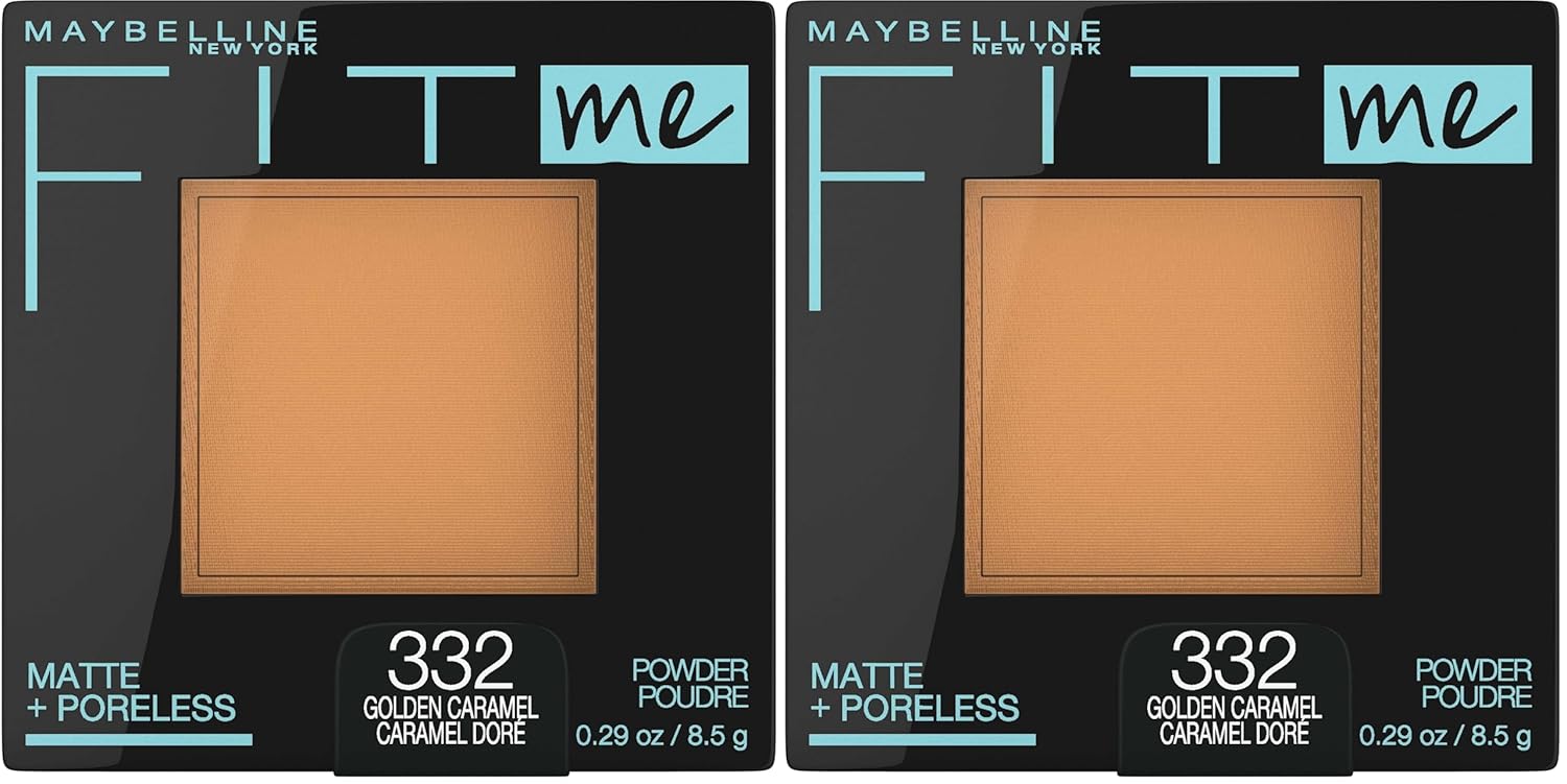 Maybelline Fit Me Matte + Poreless Pressed Face Powder Makeup & Setting Powder, Classic Ivory, 1 Count