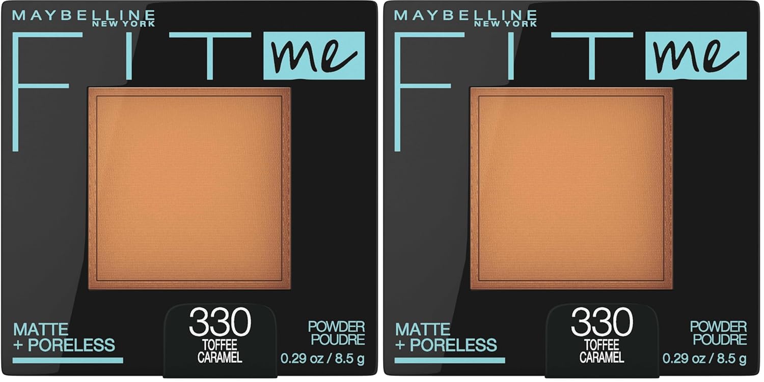 Maybelline Fit Me Matte + Poreless Pressed Face Powder Makeup & Setting Powder, Classic Ivory, 1 Count
