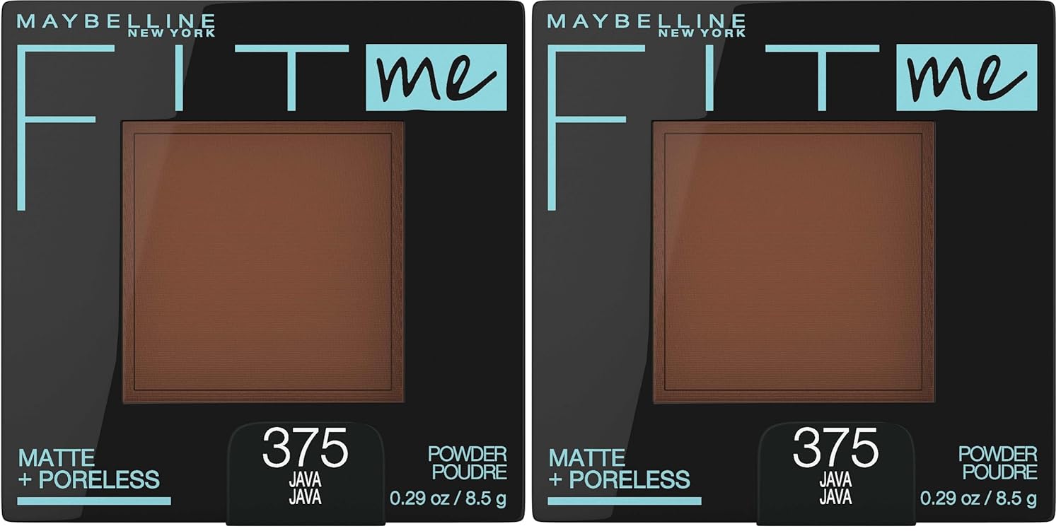 Maybelline Fit Me Matte + Poreless Pressed Face Powder Makeup & Setting Powder, Classic Ivory, 1 Count