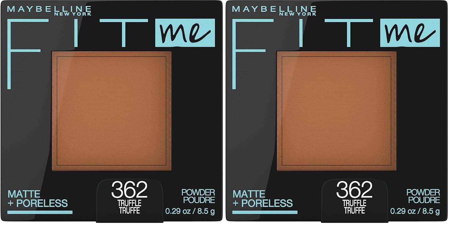 Maybelline Fit Me Matte + Poreless Pressed Face Powder Makeup & Setting Powder, Classic Ivory, 1 Count
