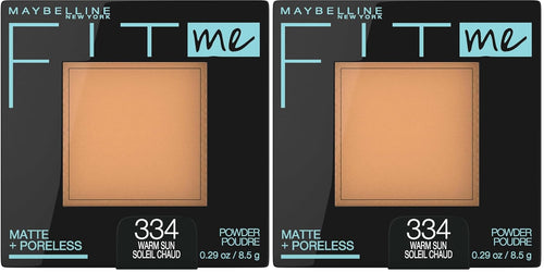 Maybelline Fit Me Matte + Poreless Pressed Face Powder Makeup & Setting Powder, Classic Ivory, 1 Count