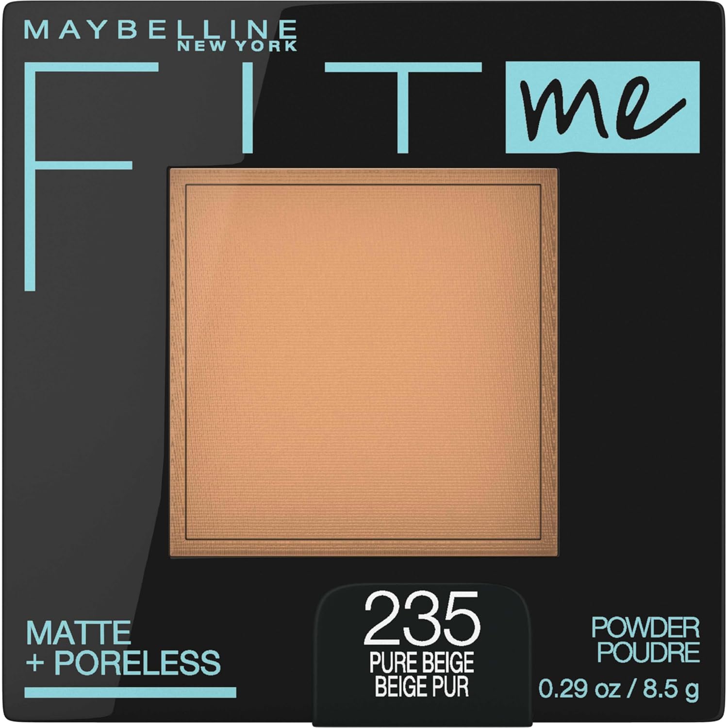 Maybelline Fit Me Matte + Poreless Pressed Face Powder Makeup & Setting Powder, Classic Ivory, 1 Count