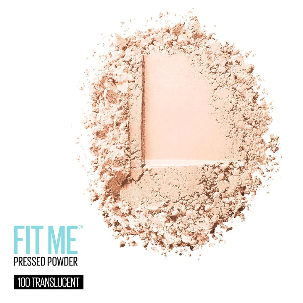 Maybelline Fit Me Matte + Poreless Pressed Face Powder Makeup & Setting Powder, Classic Ivory, 1 Count