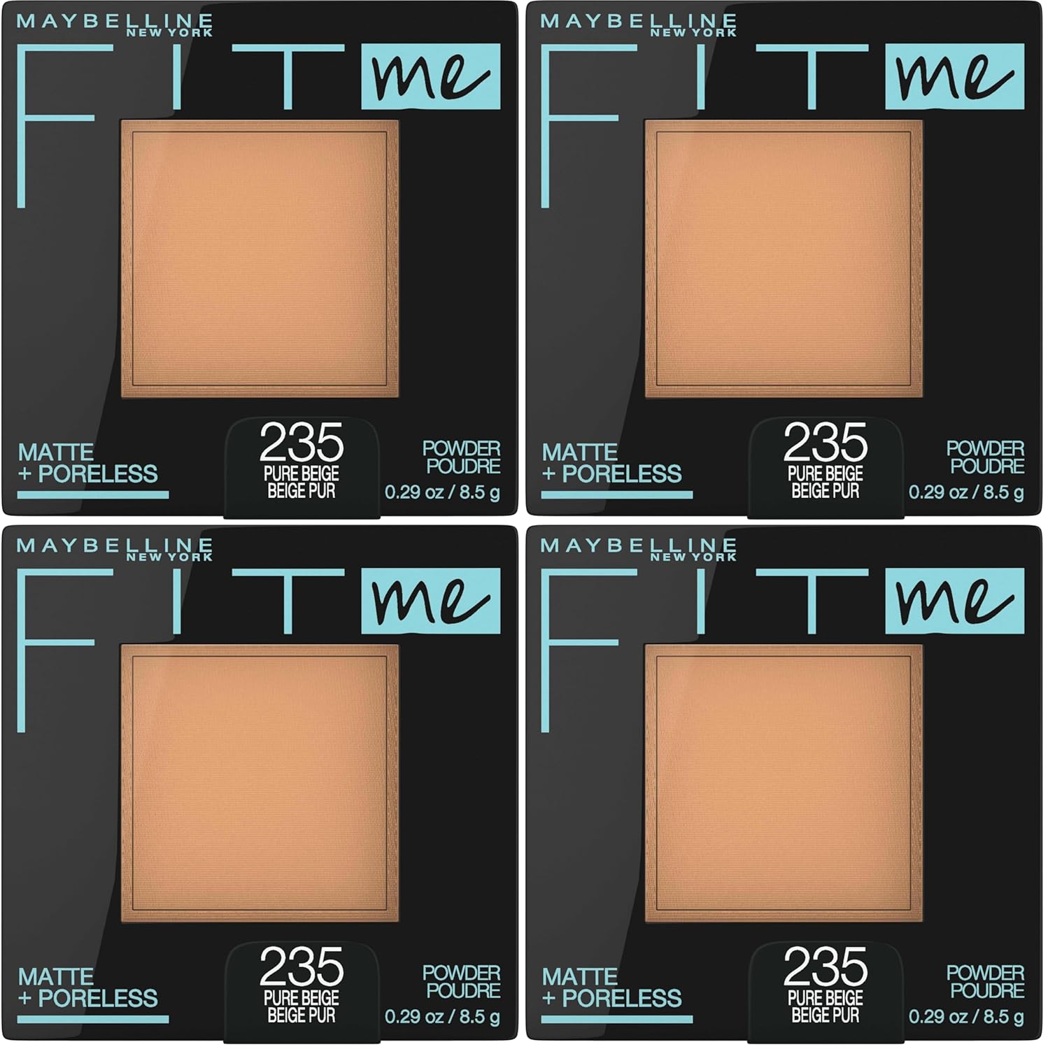 Maybelline Fit Me Matte + Poreless Pressed Face Powder Makeup & Setting Powder, Classic Ivory, 1 Count
