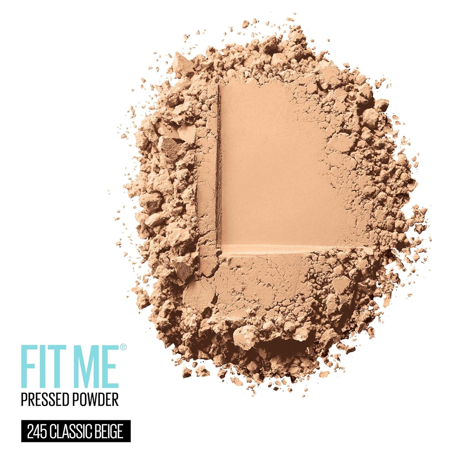 Maybelline Fit Me Matte + Poreless Pressed Face Powder Makeup & Setting Powder, Classic Ivory, 1 Count